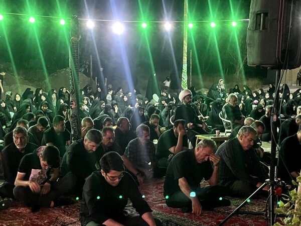 عزاداری دلسوختگان حسینی در روستای کرسگان