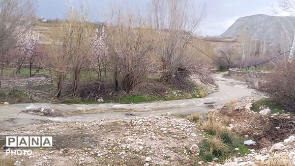 بارش باران بهاری در شهر بار