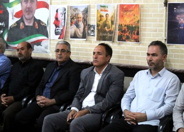 ادای احترام به حماسه‌سازان مقاومت؛ مراسم چهلم شهدای جنگ ۱۲ روزه در ملکان