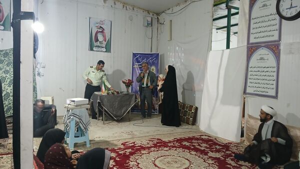 گرامیداشت هفته نیروی انتظامی در مسجد بقیه الله کاشمر 