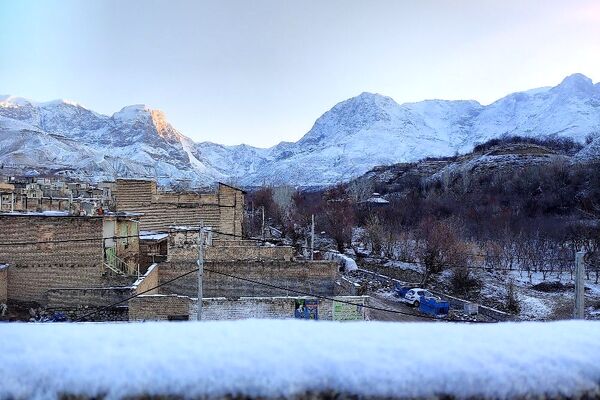 جلوه زمستانی طبیعت شهر بار نیشابور 