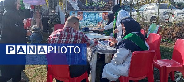 همایش پیاده‌روی در روستای کروا قائمشهر