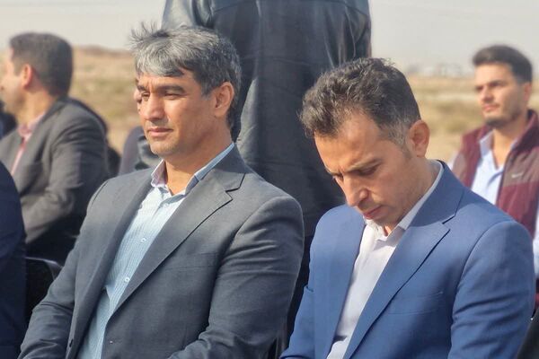 آیین کلنگ‌زنی هنرستان خیرساز هیأت امنایی در قرچک
