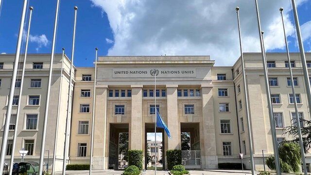 نیمه افراشته شدن پرچم سازمان ملل به احترام ایران