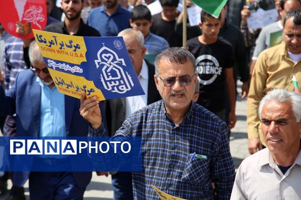 راهپیمایی روز قدس در تنگستان