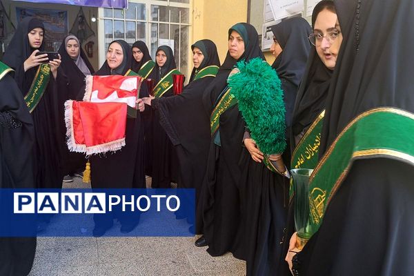 مدراس شهرستان قدس میزبان پرچم حرم امام حسین (ع) و شهید گمنام 