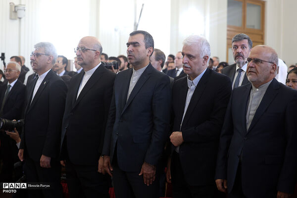 نشست سید عباس عراقچی وزیر امور خارجه جمهوری اسلامی ایران با سفرا و کارداران و روسای نمایندگی های خارجی و بین‌المللی مقیم تهران