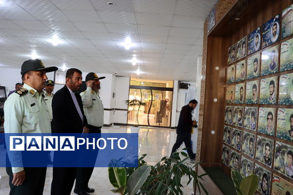 دیدار  معاون هماهنگ کننده فراجا استان بوشهر و هیات همراه با مدیر کل آموزش و پرورش استان بوشهر 