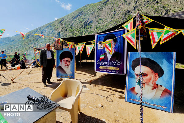 مهمان نوازی مردم انقلابی و غیور روستای پل بریده از مسئولین و رزمندگان