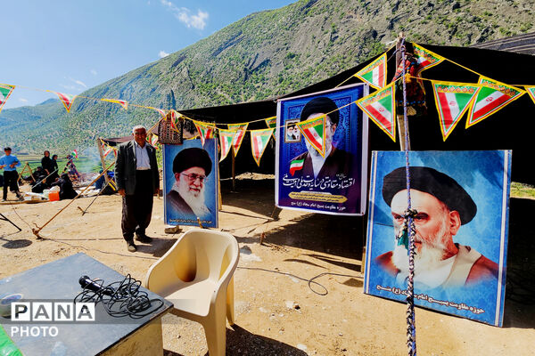 مهمان نوازی مردم انقلابی و غیور روستای پل بریده از مسئولین و رزمندگان