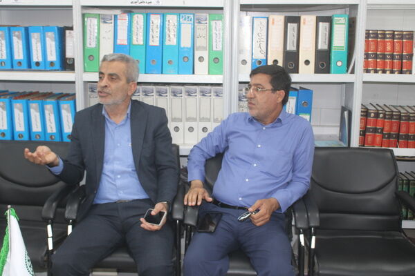 بازدید رئیس اداره خدمات آموزش و پرورش استان بوشهر از سازمان دانش‌آموزی استان