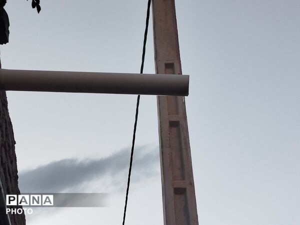 بارش رحمت الهی همراه با تگرگ در شهرستان نیشابور 