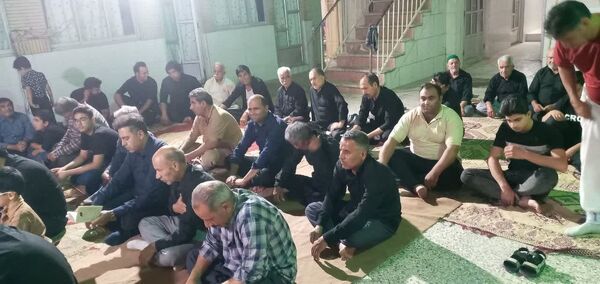 عزاداری اربعین خدمتگزاران حسینیه  ابوالفضلی فدافن در مشهد مقدس