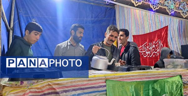 موکب پذیرایی شهید مصطفی صدر زاده به‌مناسبت میلاد امام علی (ع) در نیشابور 