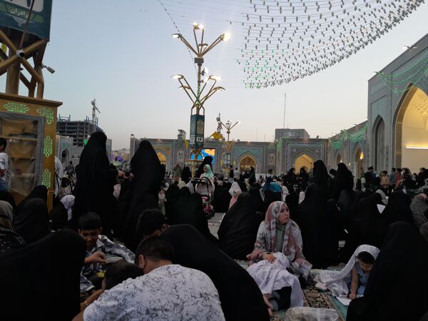 شب میلاد امام هشتم شعیان در حرم مطهر رضوی