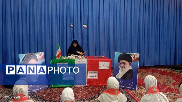 آیین نواختن زنگ پدافند غیرعامل در زاوه