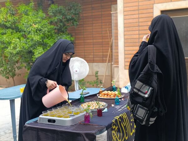 مراسم سوگواری هیات دخترانه بنت الهدی کاشان