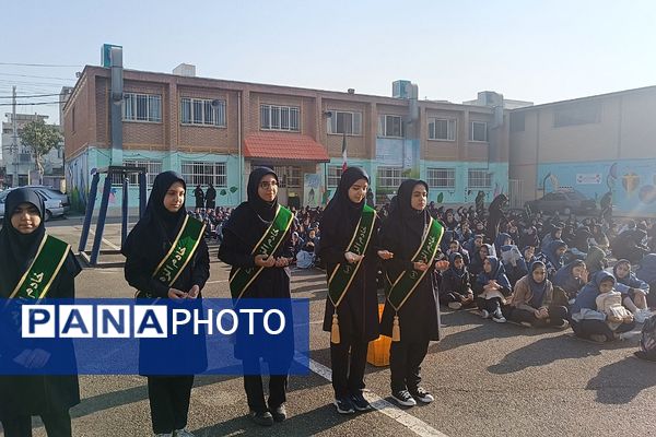 خروش دانش‌آموزان منطقه کهریزک در محکومیت شهادت سید حسن نصرالله و جنایات رژیم غاصب صهیونیستی 