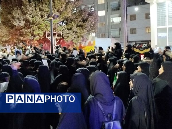 تجمع مردم کاشمر در محکومیت شهادت سیدحسن نصرالله