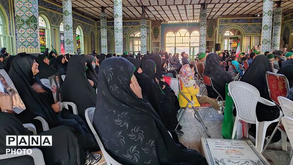 مراسم گرامیداشت چهلم امام شهید در گلزار شهدای  شهر بار نیشابور-۱