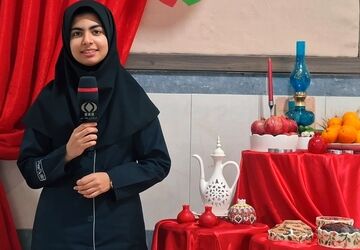 دورهمی شب یلدایی دانش آموزان دبیرستان فرزانگان2 قم