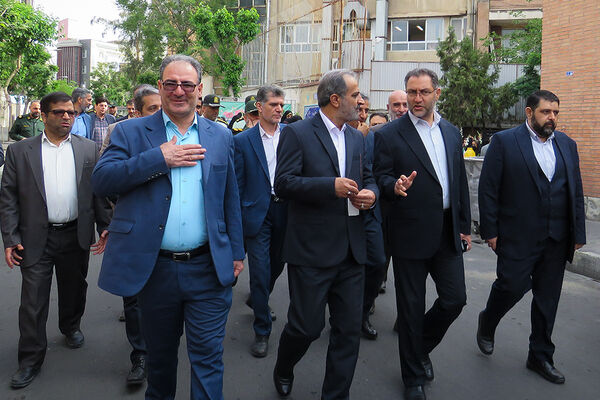 مراسم گلباران محل شهادت استاد شهید مرتضی مطهری 