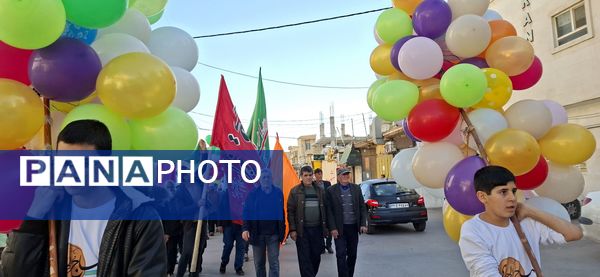 خوشحالی و شادی‌پیمایی در جشن تولد امام مهربان
