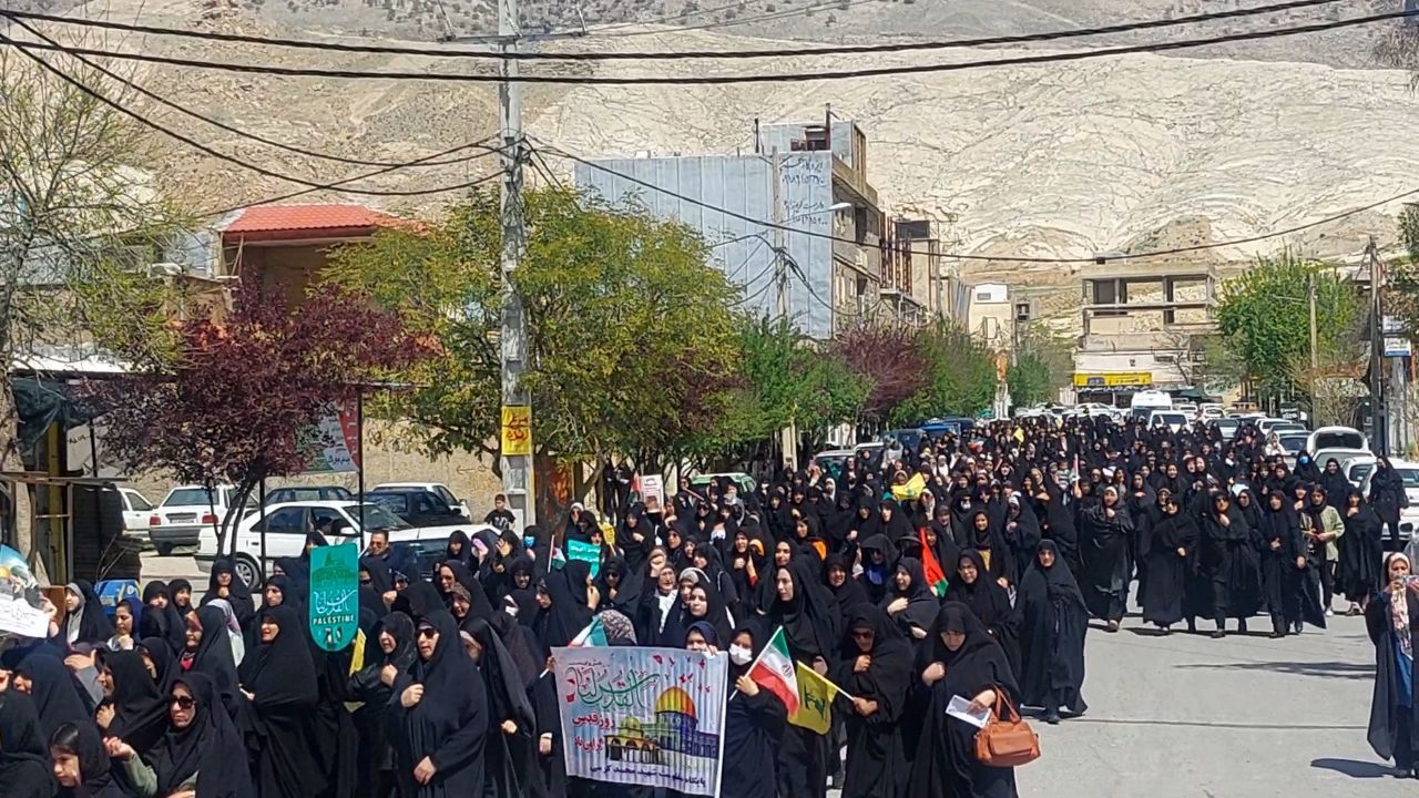 راهپیمایی روزجهانی قدس در شهرستان آبدانان 