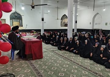 آیین اعتکاف دانش‌‌آموزی ویژه‌‌ی دختران در میناب