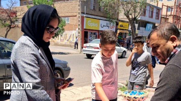 برپایی موکب غدیر کانون دانش‌آموزی شهید مدرس شهرستان سراب 
