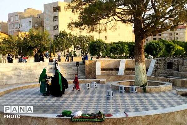 اجرای تعزیه به مناسبت دهه دوم محرم در بهارستان دو