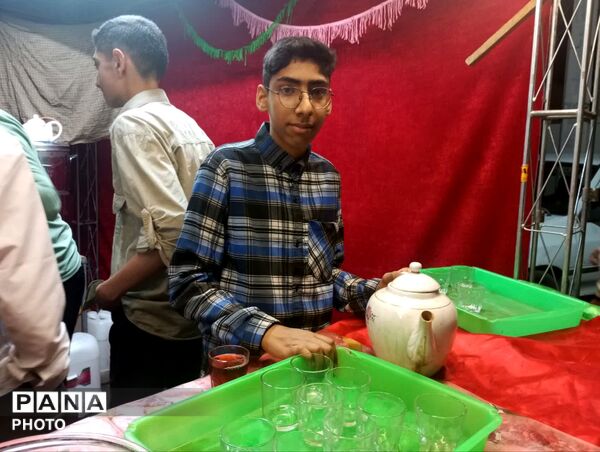 موکب دانش‌آموزی محله امامشهر یزد