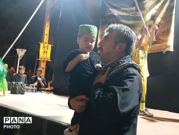 هفتمین شب از مراسم عزاداری امام حسین در حسینیه امام خامنه ای در قاب پانا