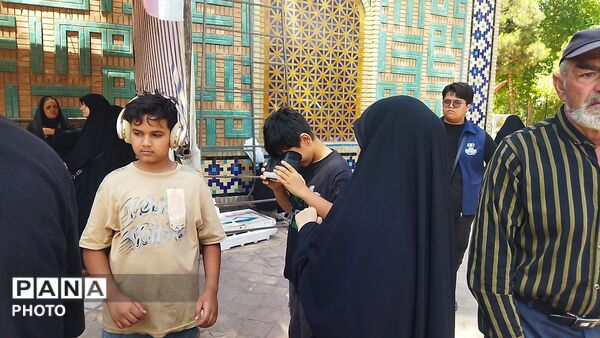 موکب واقعیت مجازی  در پیاده روی جاماندگان اربعین حسینی نیشابور‌ 