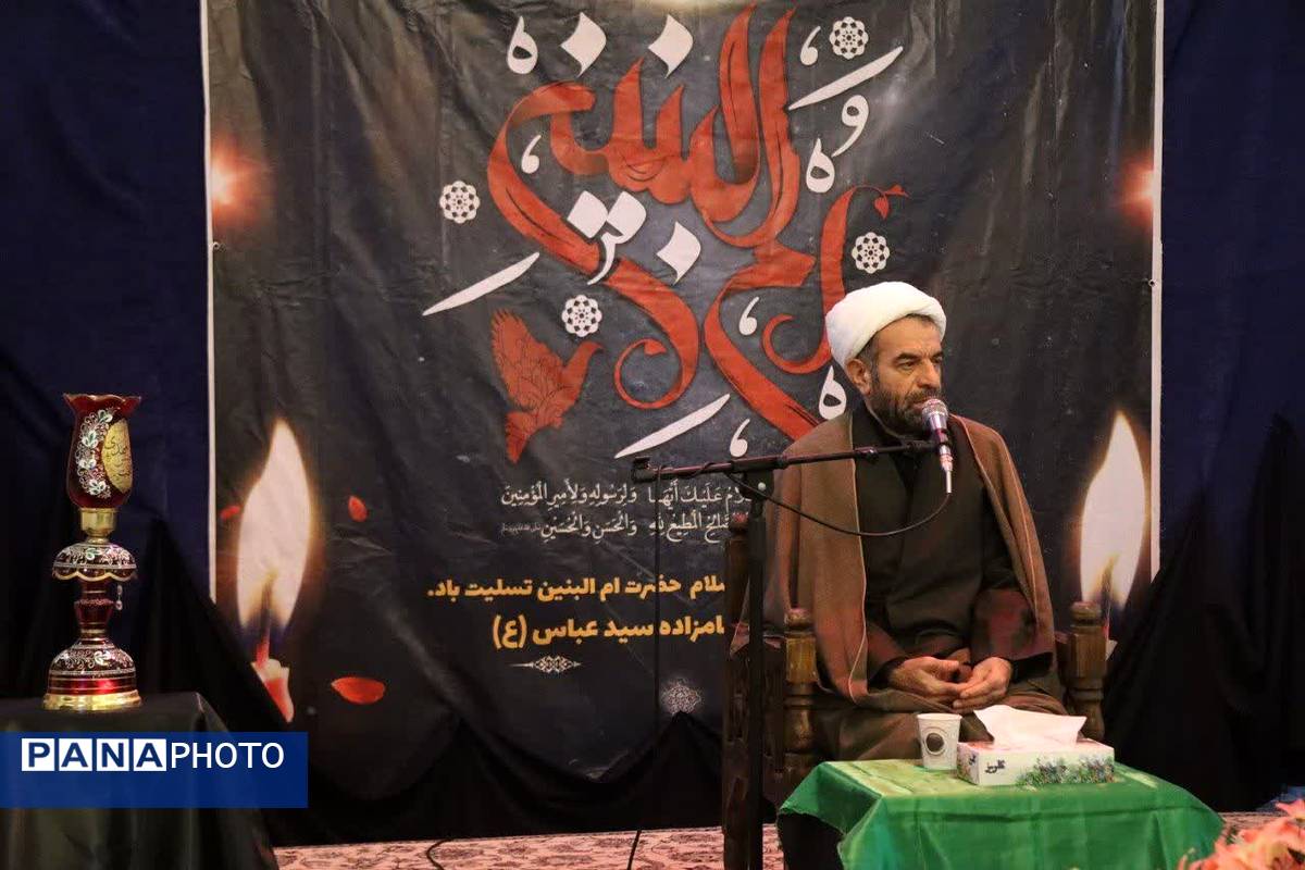 مراسم وفات حضرت ام البنین (س) در امامزاده عباس بن موسی (ع) بجنورد 