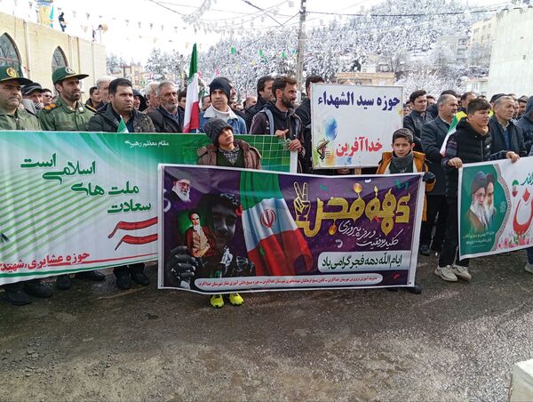 خروش انقلابی مردم شهرستان خداآفرین 