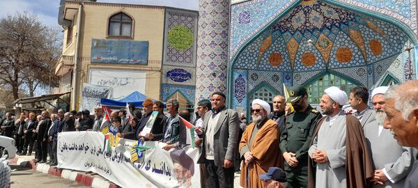 حضور پرشور مردم شهرستان سملقان در راهپیمایی روز قدس