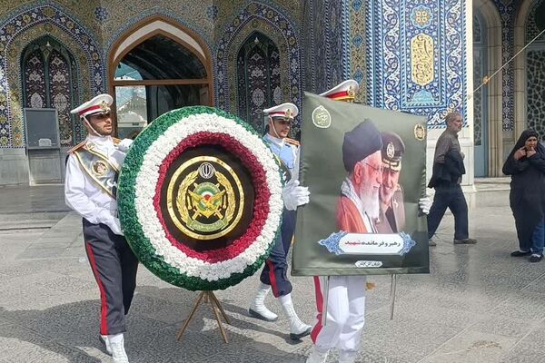 گلباران مزار امیر سپهبد شهید «موسوی» در قم