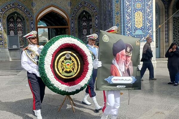 گلباران مزار امیر سپهبد شهید «موسوی» در قم