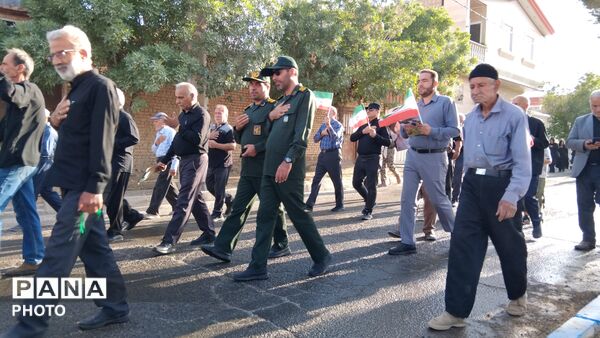 شورِ ارادت؛ رباط مراد در قاب تشییع نمادین رهبر شهید انقلاب