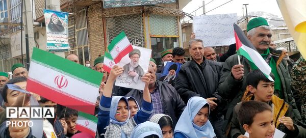 راهپیمایی روز جهانی قدس در شهر بار نیشابور