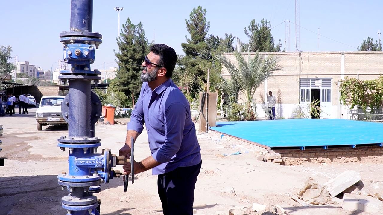 برگزاری مانور تأمین آب اضطراری در شرایط قطعی برق در یزد