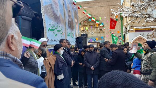 راهپیمایی ۲۲ بهمن در نیشابور 