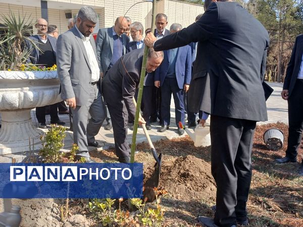 کاشت نهال یادمان صحن دانش تا کرسی قانون‌گذاری 