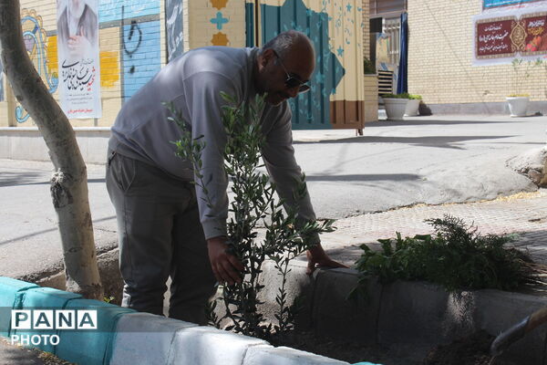 کاشت درخت به نام شهدا
