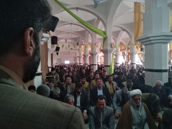 نماز عبادی و سیاسی در شهرستان خلیل آباد