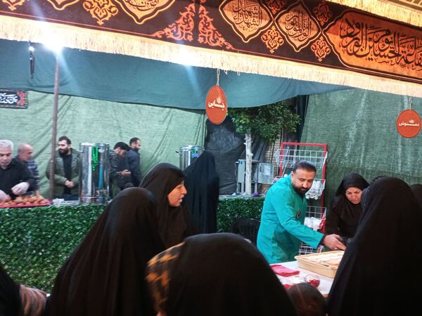 مراسم عزاداری ایام فاطمیه در شهرک سعدی شیراز