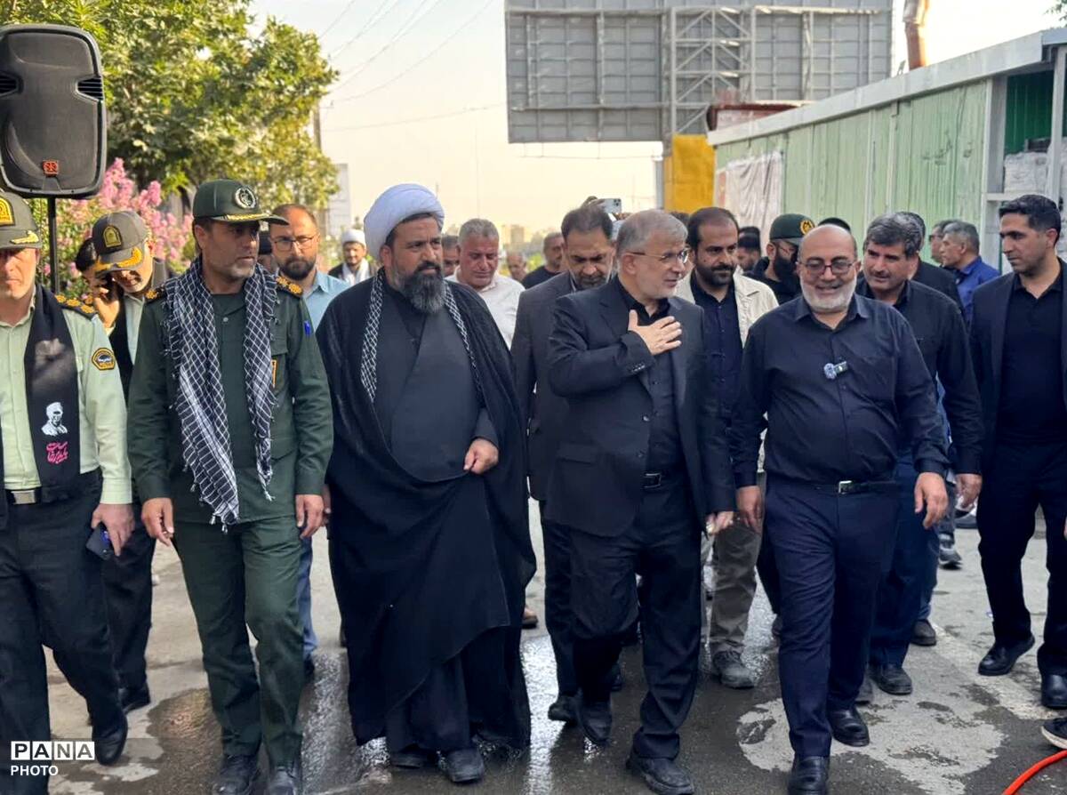 موکب مرکزی شهرستان چهارباغ برای اسکان و پذیرایی از زائران تشییع رهبر شهید 