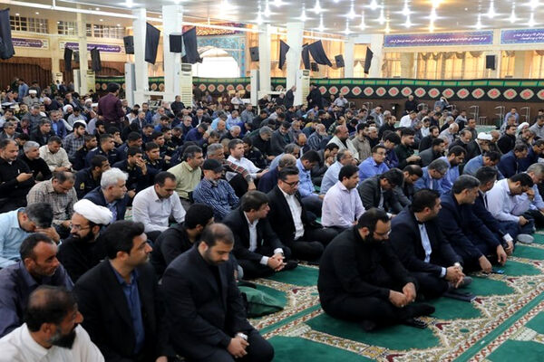 مراسم سوگواری سیدالشهدای خدمت در بوشهر