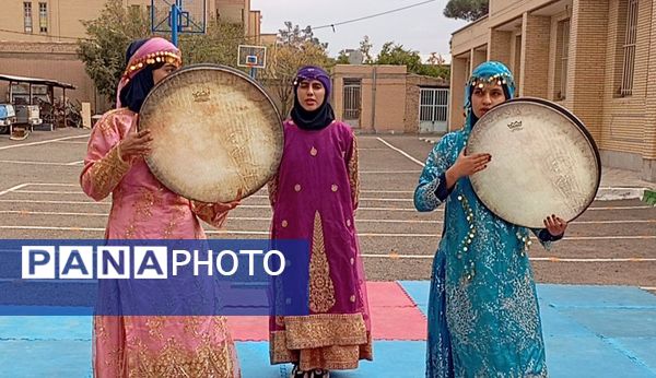 المپیاد ورزشی در دبیرستان عشایری تربیت سیرجان 